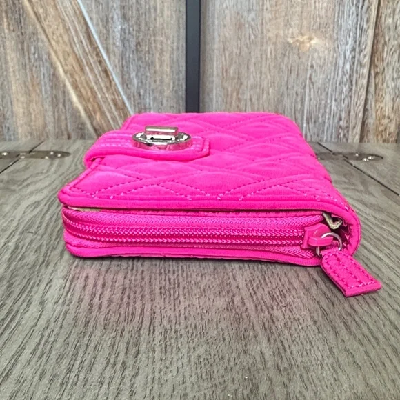 Vera Bradley Fuchsia Pink Quilted Wallet - Picture 5 of 11